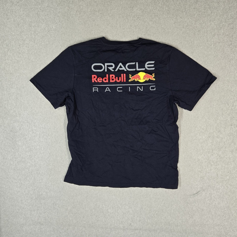 Oracle Red Bull Racing Men Shirt XL Navy Formula 1 Racing Tee Logo